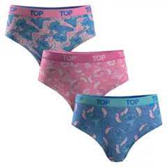 TOP - Pantaleta Niña Algodon Multicolor