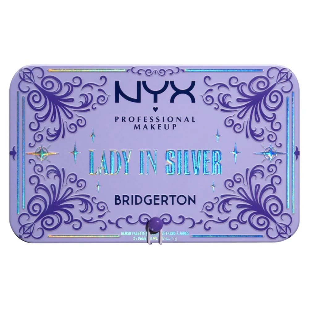 Nyx Professional Makeup Bridgerton Royal Blush Palette 02 In Silver, foto 2