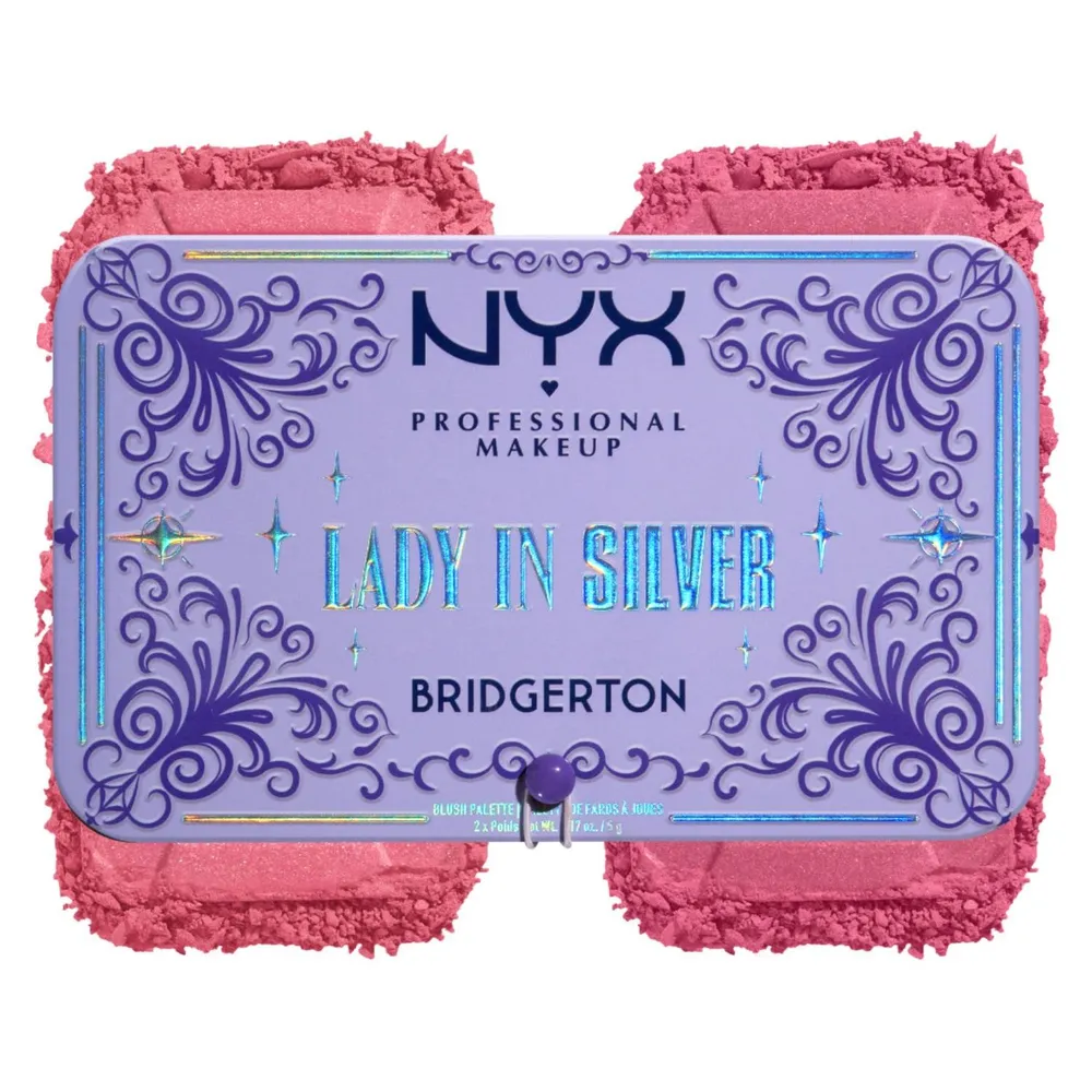 Nyx Professional Makeup Bridgerton Royal Blush Palette 02 In Silver, foto 4