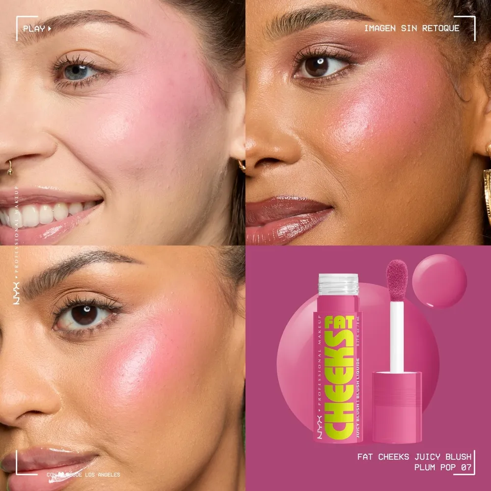 Nyx Professional Makeup Fat Cheeks Blush Plump Pop, foto 8