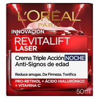 Revitalift Laser Crema Triple Acción Noche L'Oréal Paris