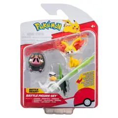 POKEMON - Batalla Pack 3 Figuras Fenn Lech