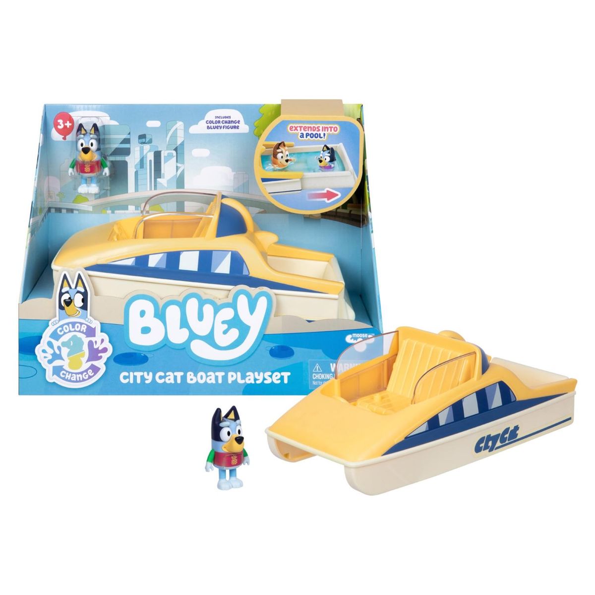 BLUEY - Lancha Cambia De Color Bluey