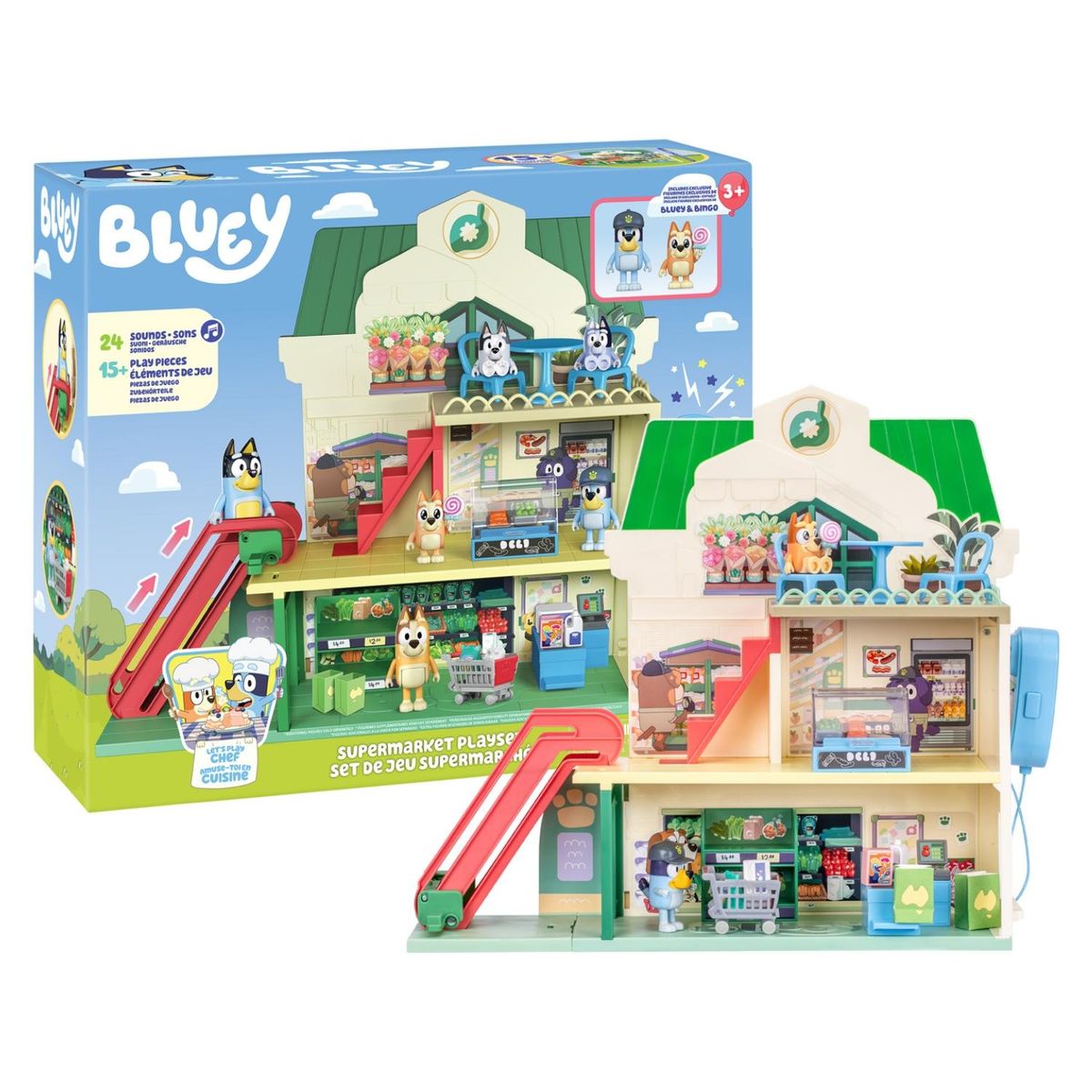 BLUEY - Chef Playset Supermercado Bluey