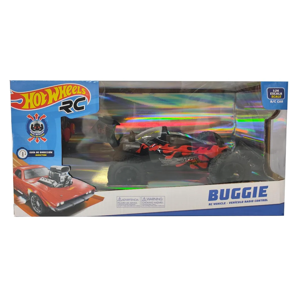 FUNMAX - Buggy Radiocontrolado Hot Wheels Escala 1:12 Funmax