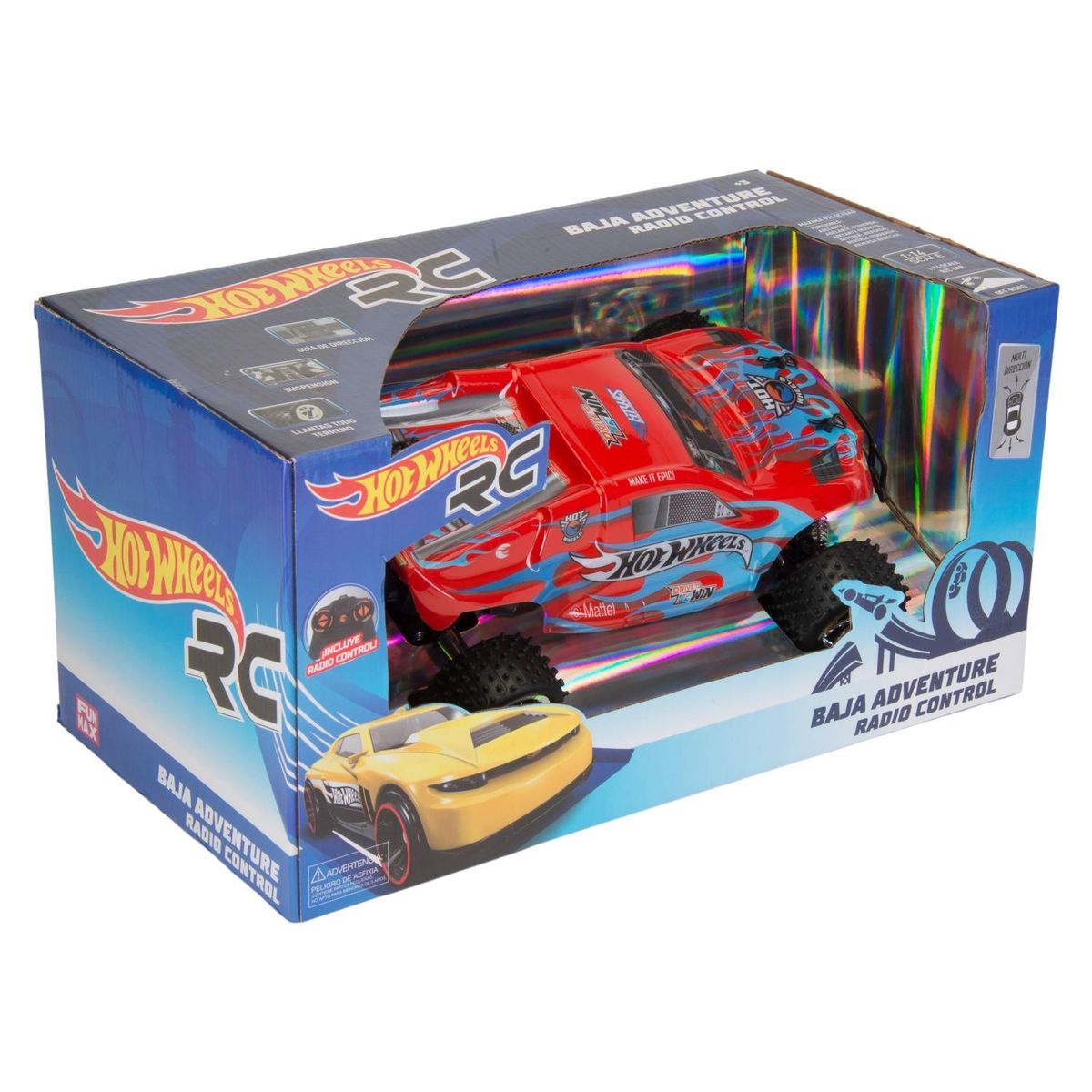 FUNMAX - Buggy Radiocontrolado Hot Wheels Escala 1:24 Funmax