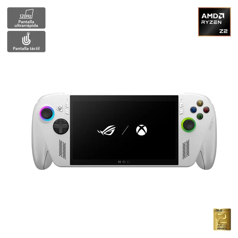 ASUS - Consola ROG Xbox Ally AMD Ryzen Z2 A 16GB RAM 512GB SSD 7” FHD 120Hz