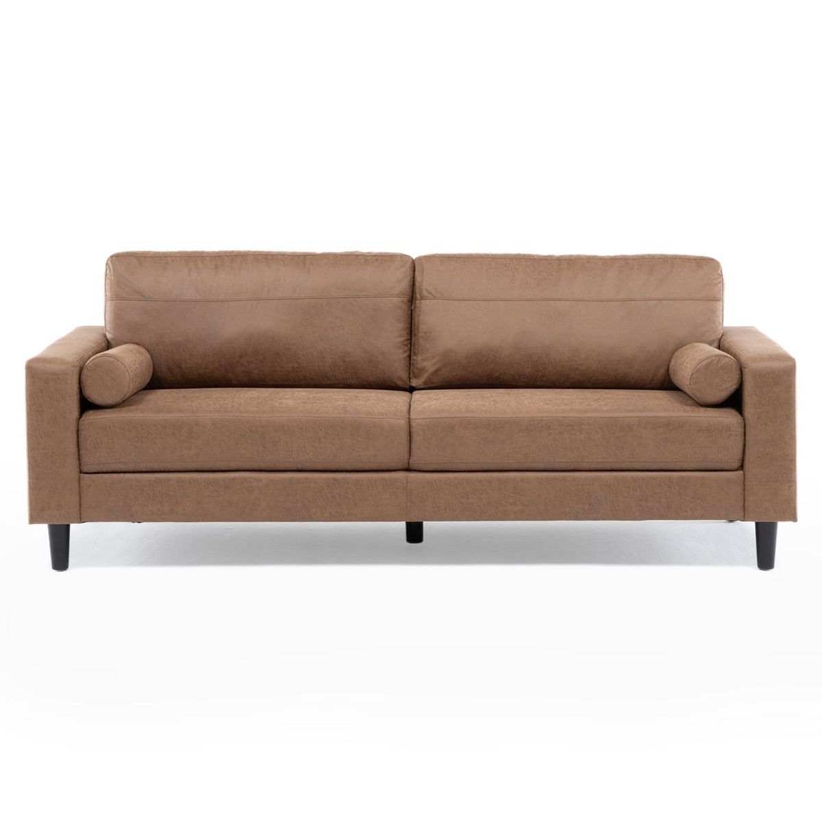 DANIELS - Sofá 3 Cuerpos Long Lousiana Cuero Viejo Daniels