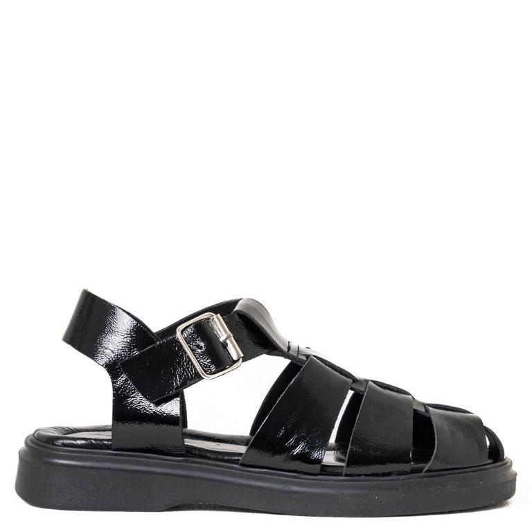 MACU SHOP Sandalia Mujer Negro