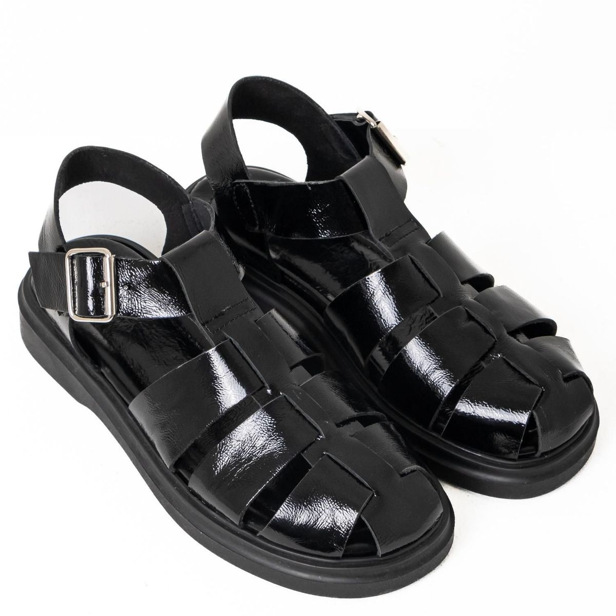 MACU SHOP - Sandalia Mujer Negro Macu Shop