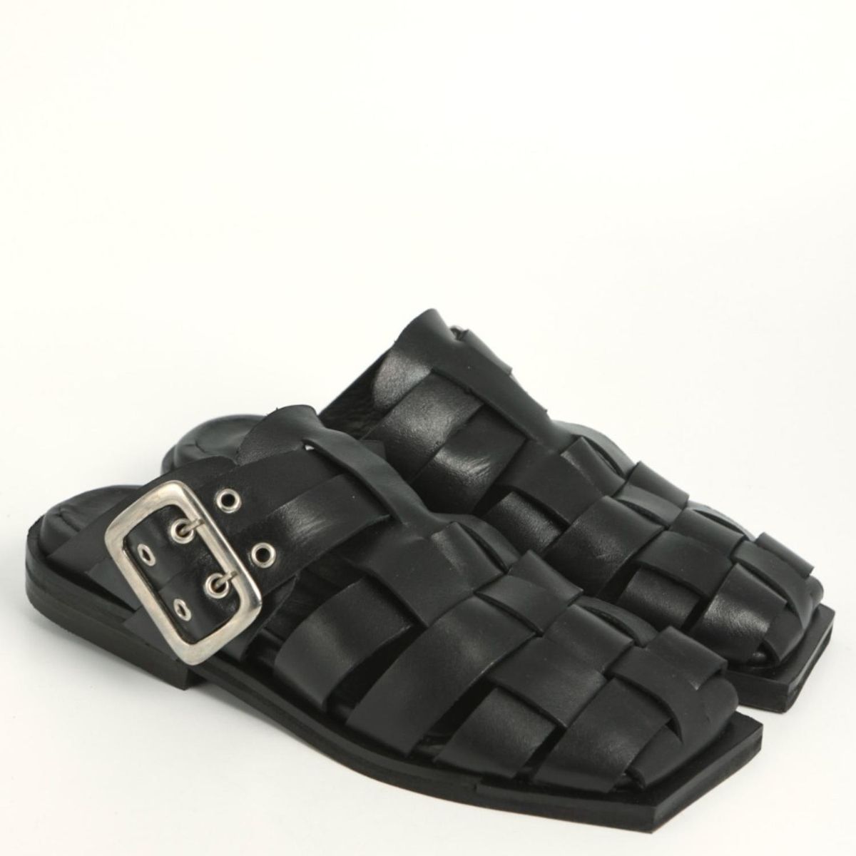 MACU SHOP - Sandalia Mujer Negro Macu Shop