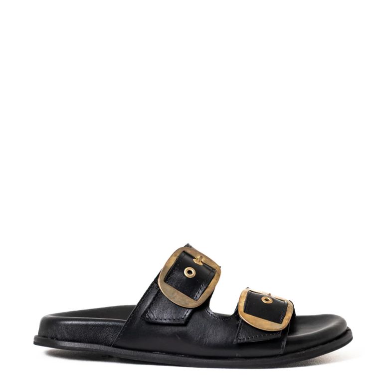 MACU SHOP Sandalia Mujer Negro