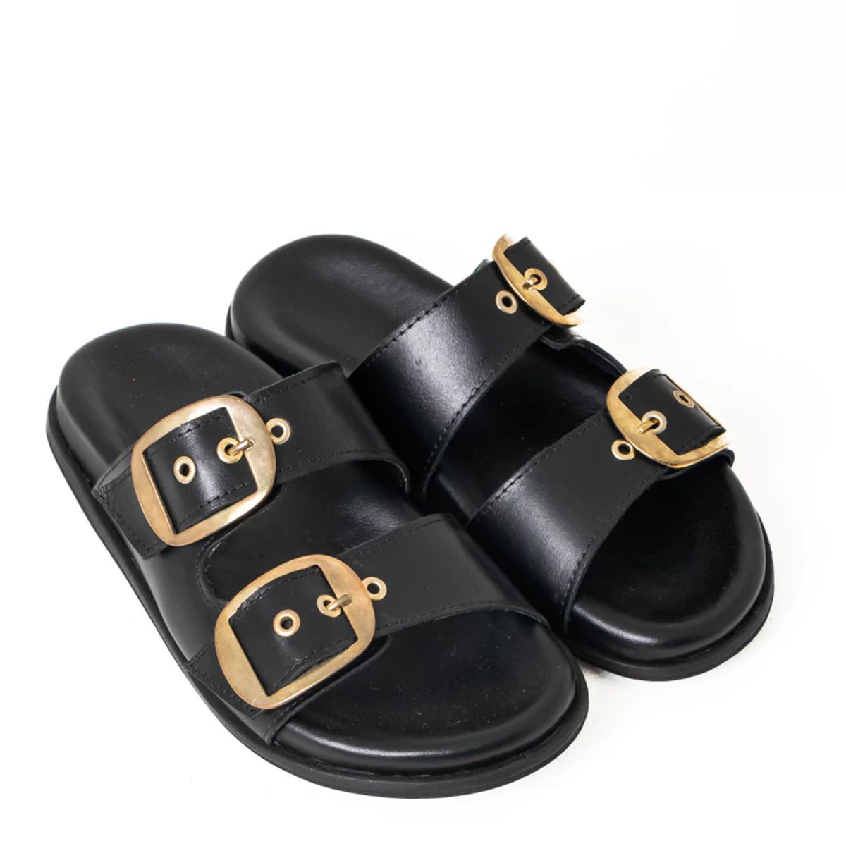 MACU SHOP - Sandalia Mujer Negro Macu Shop