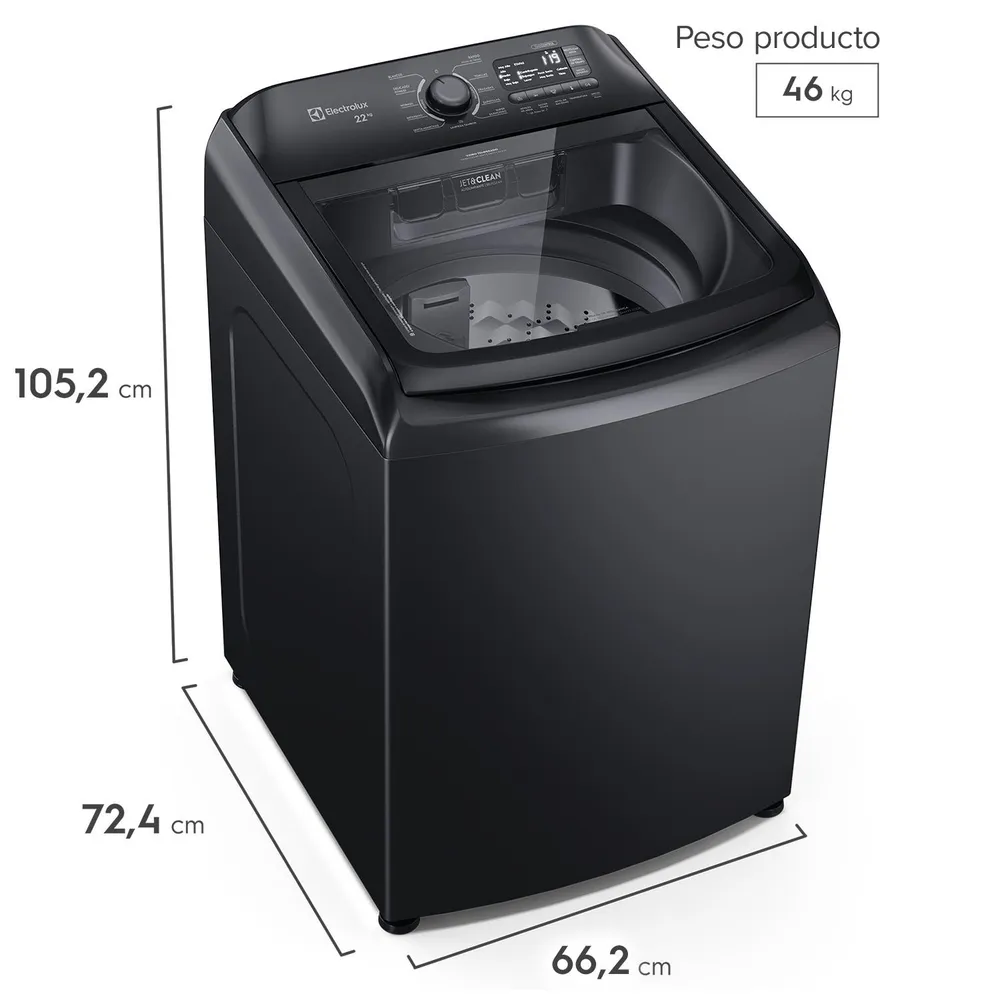Electrolux LS22Y 22 kg Negro, foto 2