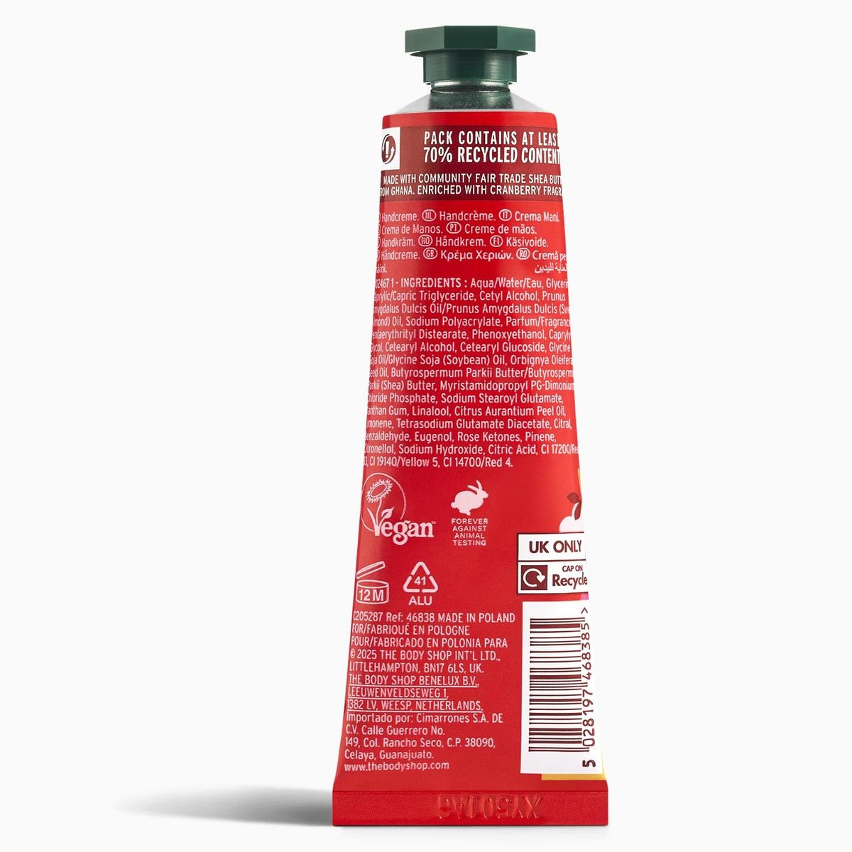 THE BODY SHOP - Crema De Manos Cranberry THE BODY SHOP