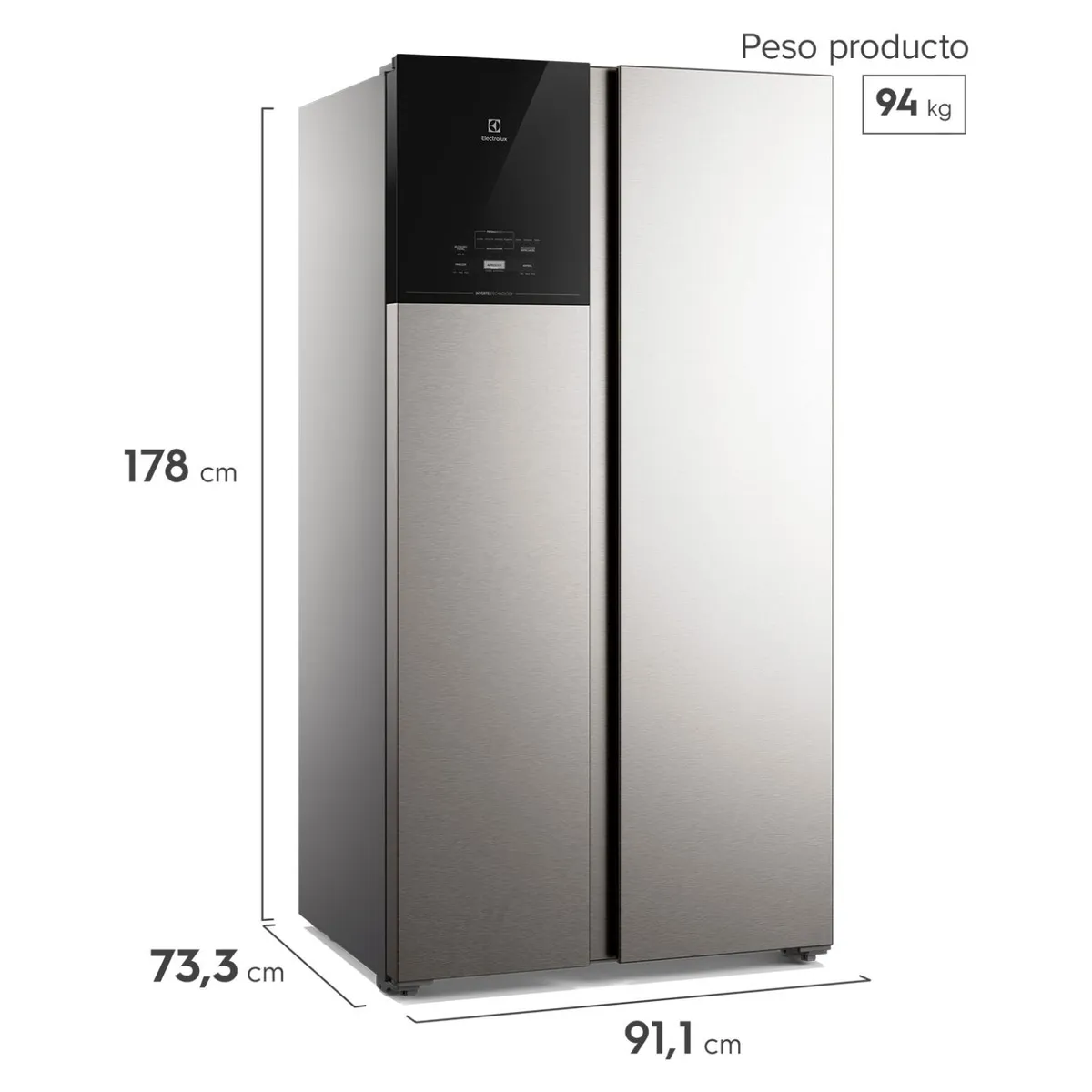 ELECTROLUX - Refrigerador Side by Side 624LT ES60S ELECTROLUX