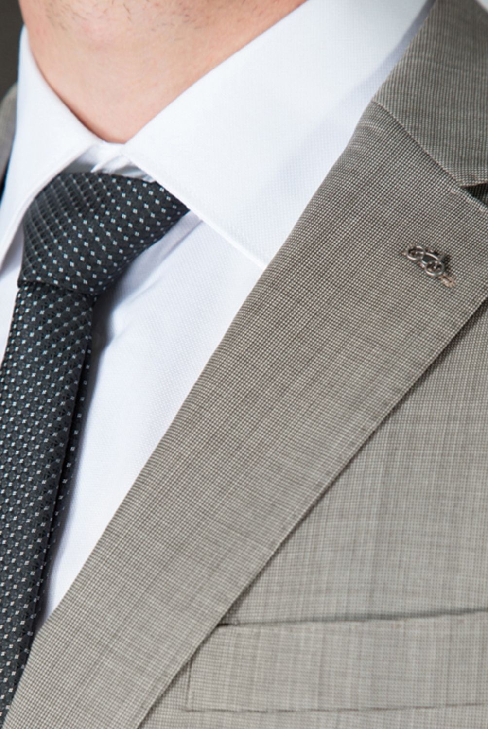 TRIAL - Traje Straight Fit de Lana Hombre