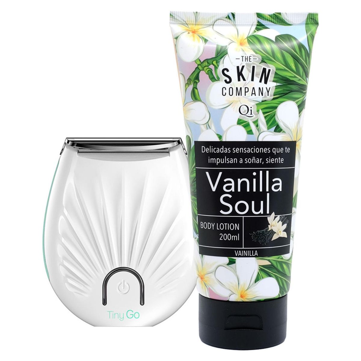 GAMA - Afeitadora Eléctrica Tiny Go+Crema Vainilla Gama