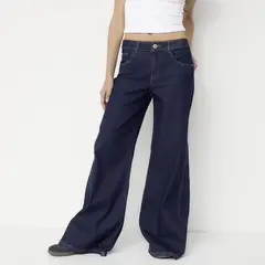 SYBILLA - Jeans Wide Leg Tiro Medio Mujer