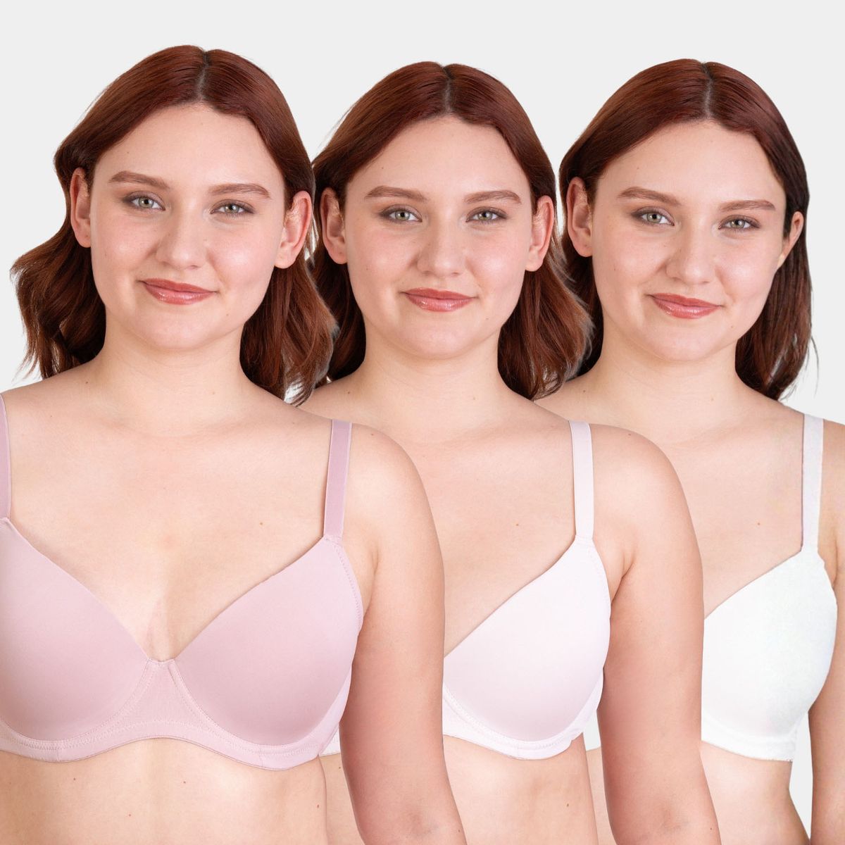 PALMERS - Pack 3 Sostén Microfibra con Arco Mujer Palmers