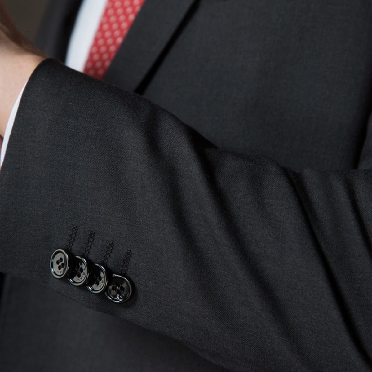 TRIAL - Traje Straight Fit de Lana Hombre