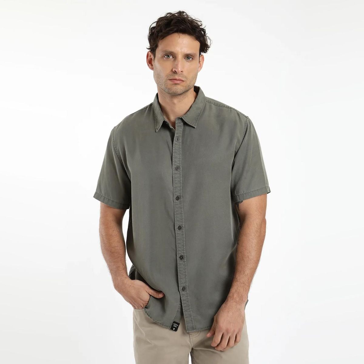 FROENS - Camisa Manga Corta Hombre Froens