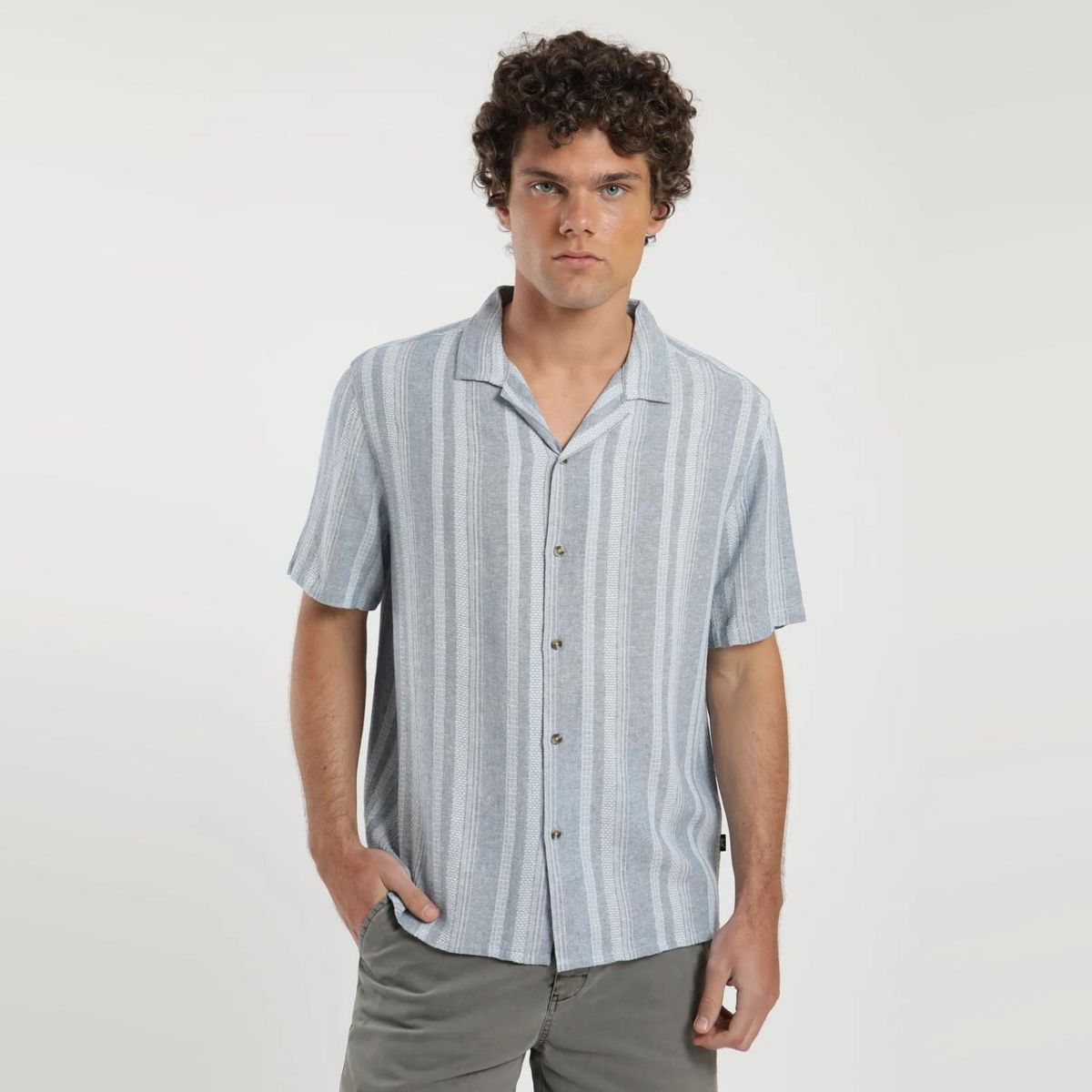 FROENS - Camisa Manga Corta Hombre Froens