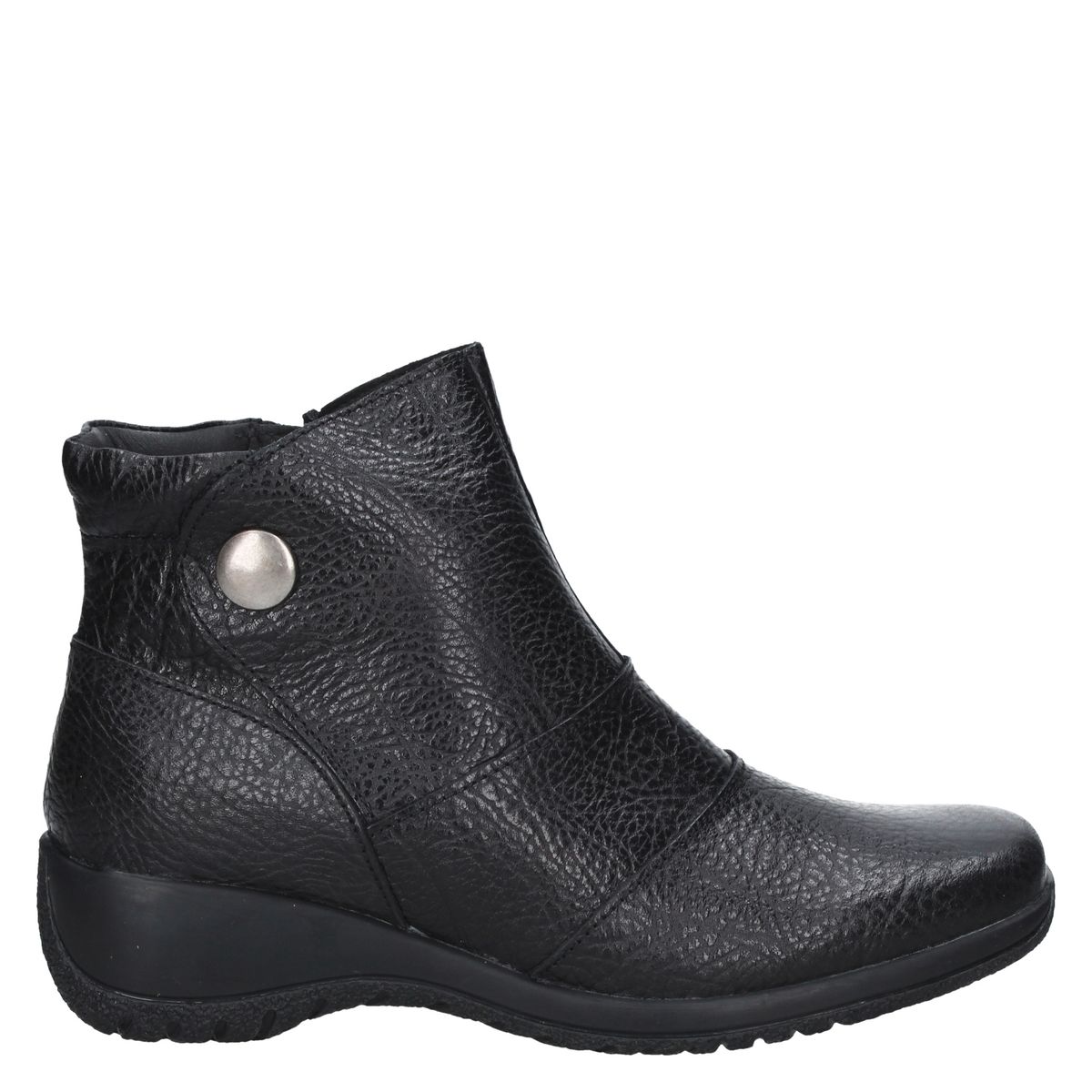 16 HRS - Botín Mujer Cuero Negro