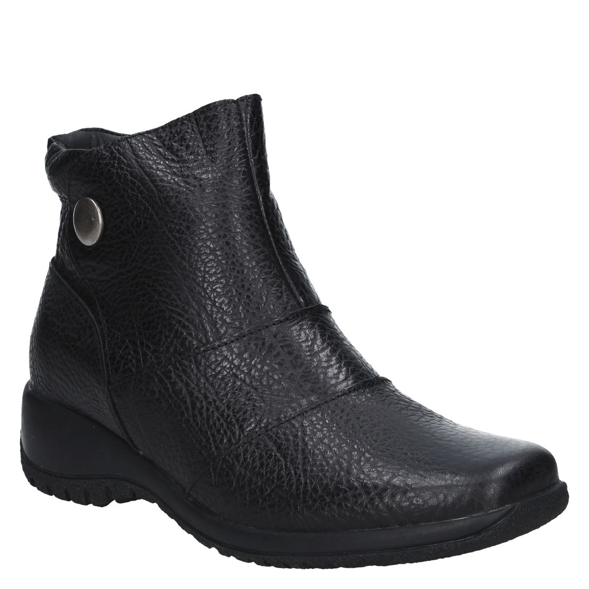 16 HRS - Botín Mujer Cuero Negro