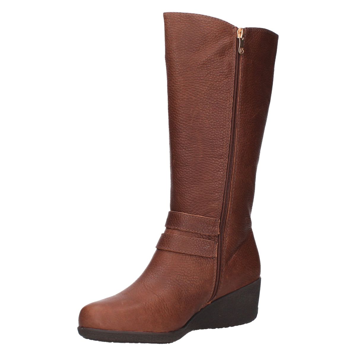 16 HRS - Bota Mujer Cuero Café