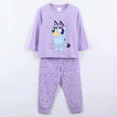 BLUEY - Pijama 2 Piezas Niña Manga Larga Algodón
