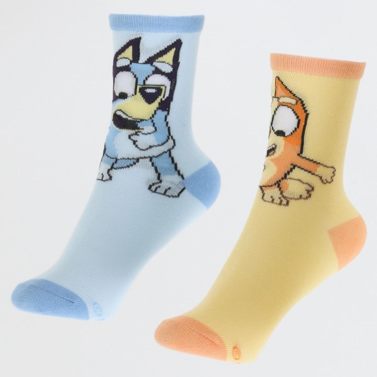 BLUEY - Pack 2 Piezas Calcetines De Vestir Niña Algodón Bluey