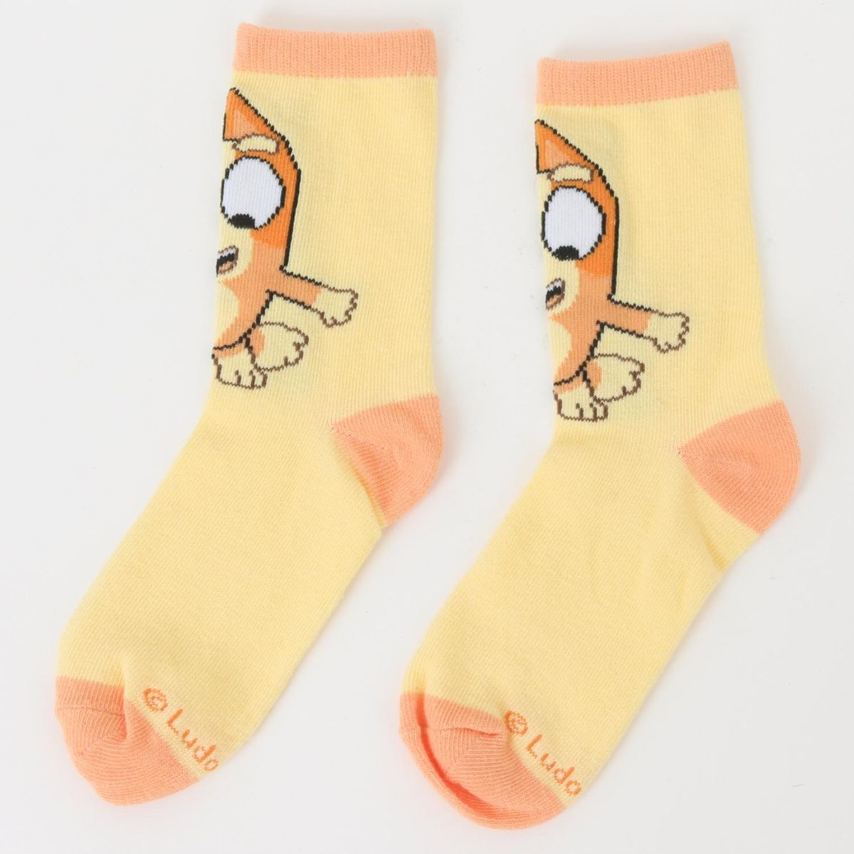 BLUEY - Pack 2 Piezas Calcetines De Vestir Niña Algodón Bluey