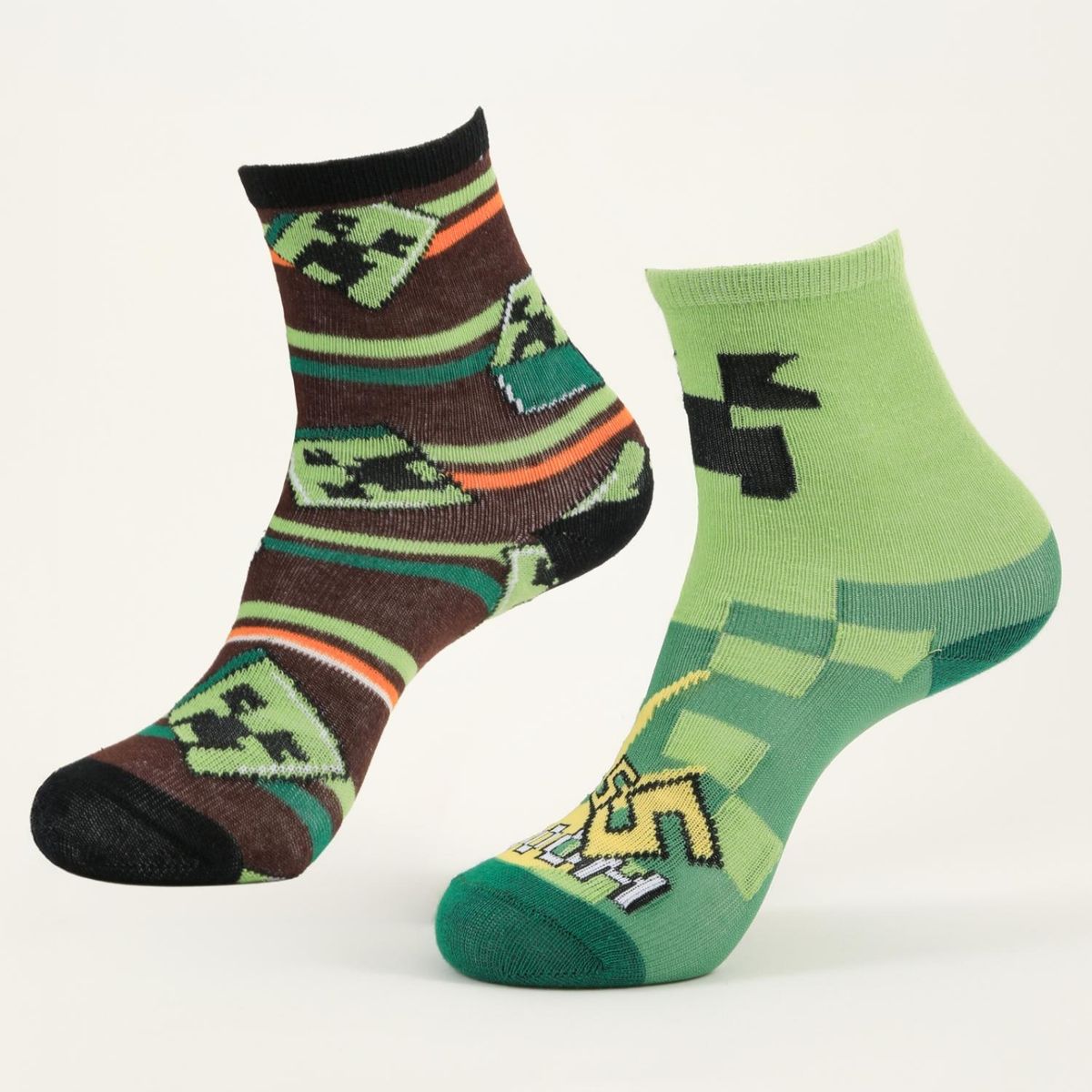 MINECRAFT - Pack 2 Pares De Calcetines Niño Minecraft