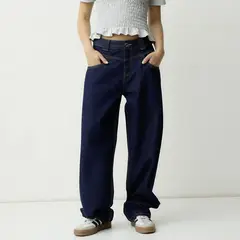 SYBILLA - Jeans Balloon Tiro Bajo Mujer