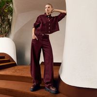 Jeans Balloon Tiro Bajo Mujer