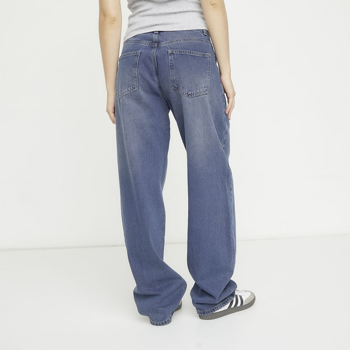 SYBILLA - Jeans Balloon Tiro Bajo Mujer Sybilla