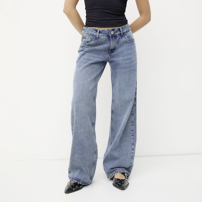 Imagen 1 del producto Jeans Wide Leg Tiro Bajo Mujer
