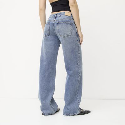 Imagen 2 del producto Jeans Wide Leg Tiro Bajo Mujer