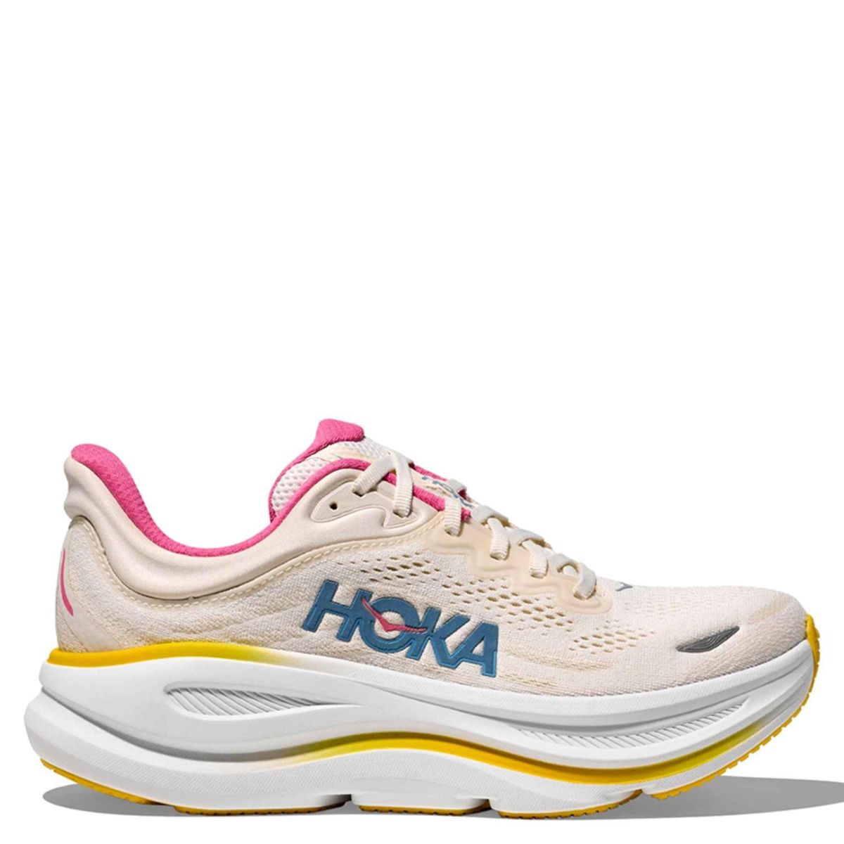 HOKA - Bondi 9 Zapatilla Deportiva Running Mujer Beige Hoka