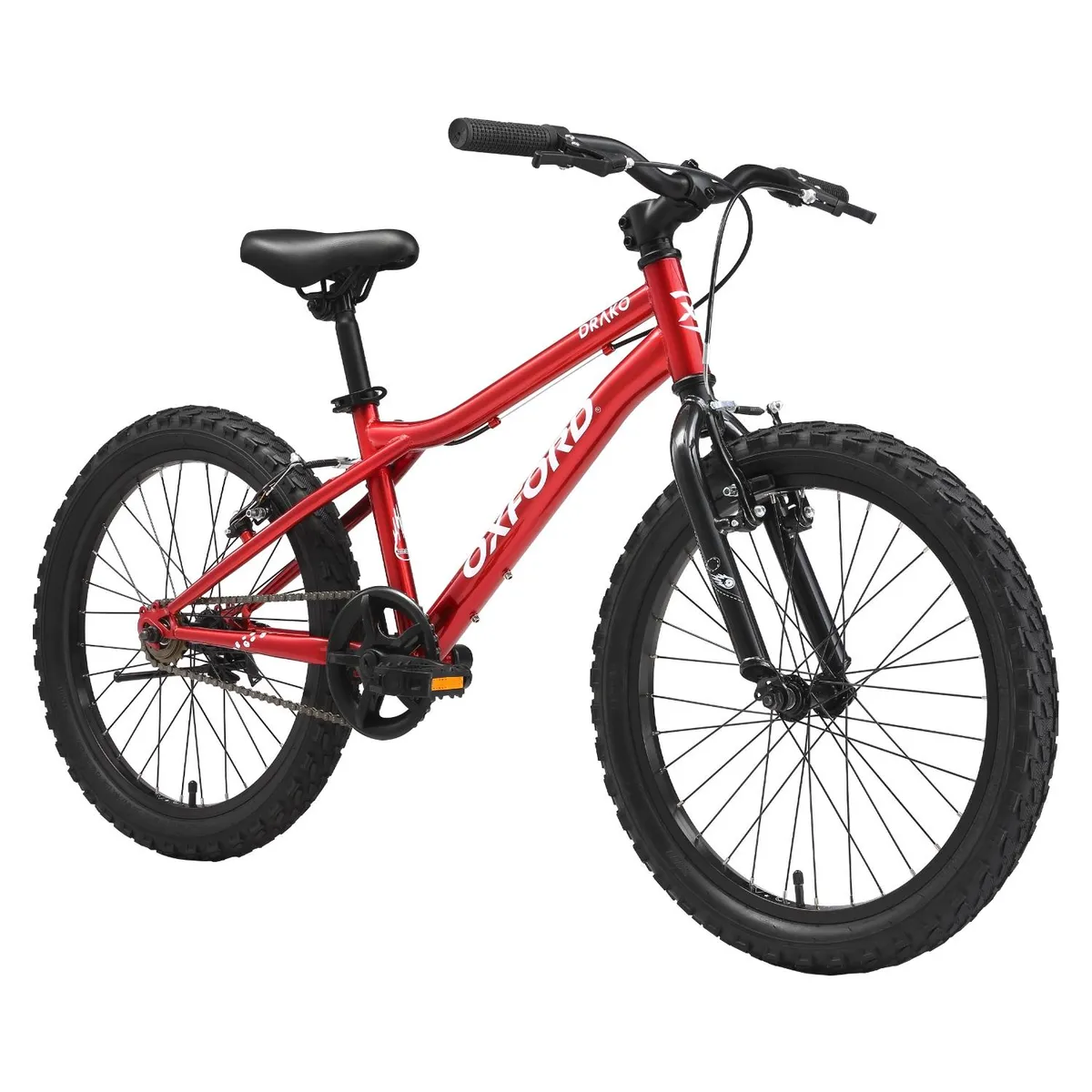 OXFORD - Bicicleta Infantil Drako Aro 20 Roja 1 Velocidad Oxford