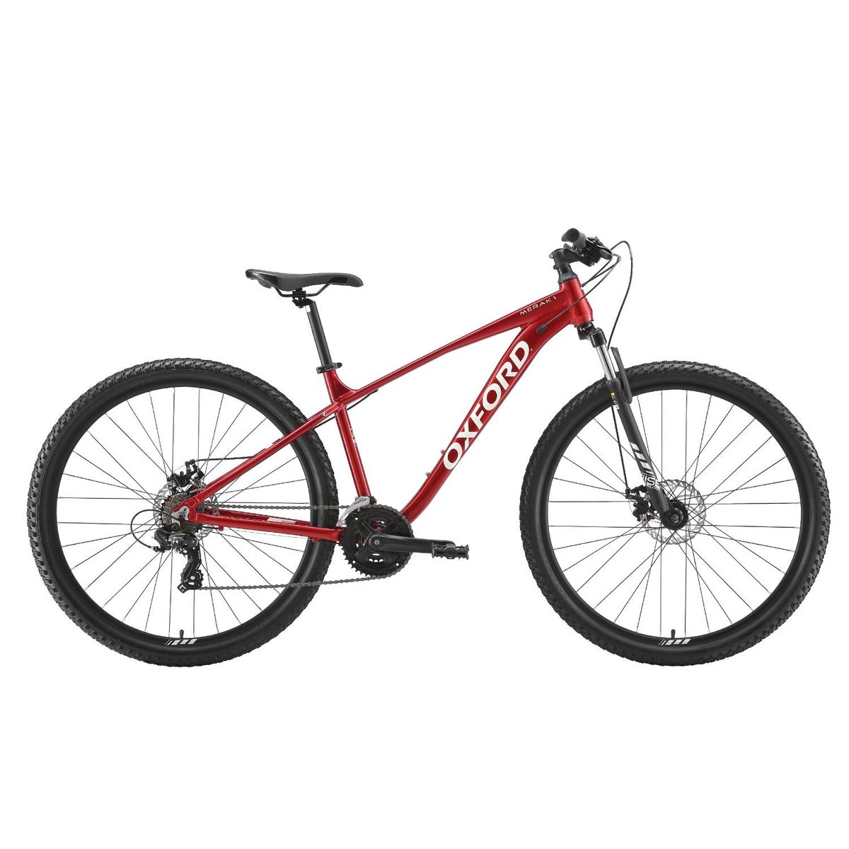 OXFORD - Mountain Bike 29 Merak 1 21V S Rojo/Blanco S Oxford