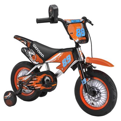 Imagen 2 del producto Bicicleta Infantil Aro 12 Moto Bike Plata 1 Velocidad