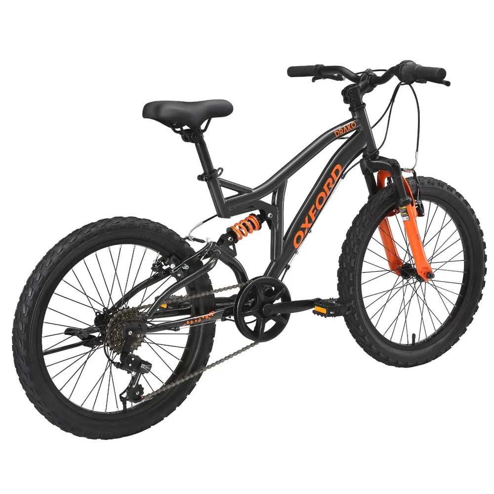 Bicicleta Infantil Drako Aro 20 Doble Suspensión Negro - NEGRO / 20, foto 4