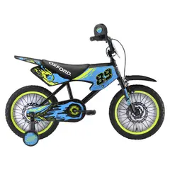 OXFORD - Bicicleta Infantil 16 Moto Bike Negro 1 Velocidad