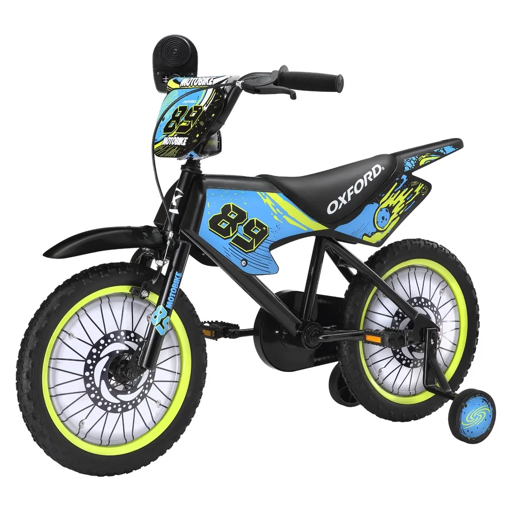 Oxford Moto Bike Aro 16 1V Negro, foto 3