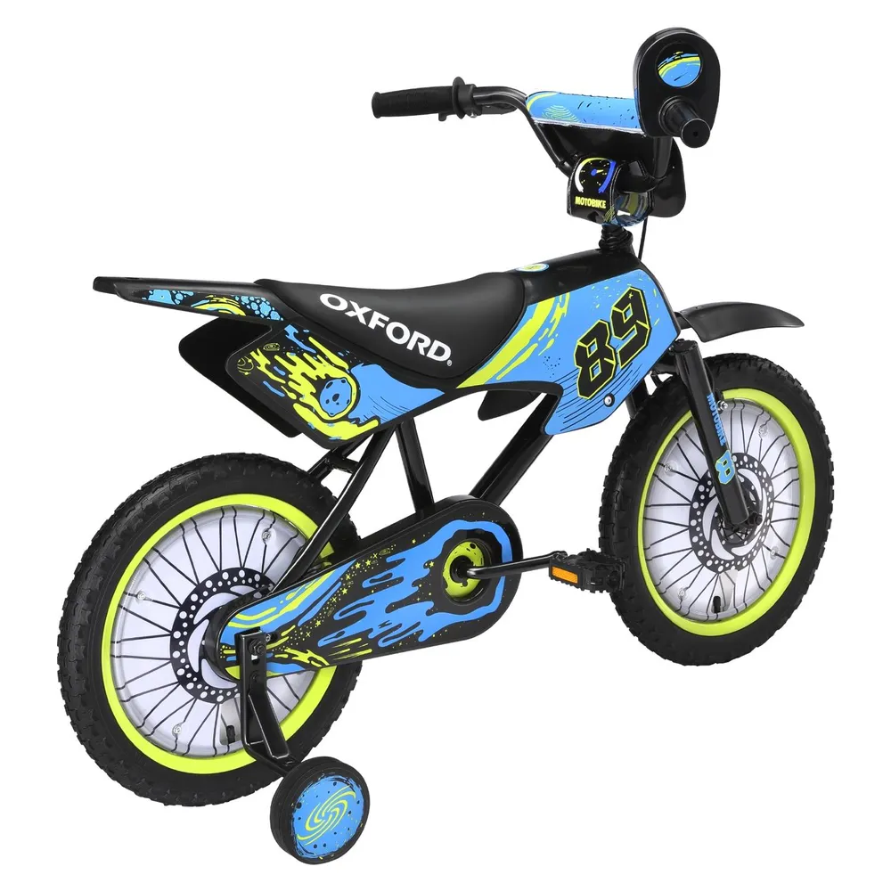 Oxford Moto Bike Aro 16 1V Negro, foto 4