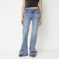 Jeans Flare Tiro Bajo Mujer