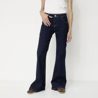 Jeans Flare Tiro Bajo Mujer