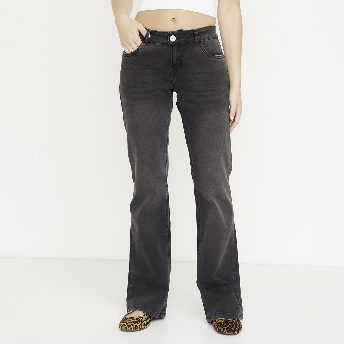 SYBILLA - Jeans Straight Tiro Bajo Mujer Sybilla